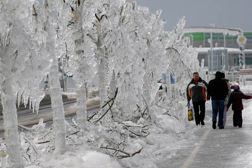 Un hiver inhabituel pour l’Europe: le froid congèle le Vieux Continent.