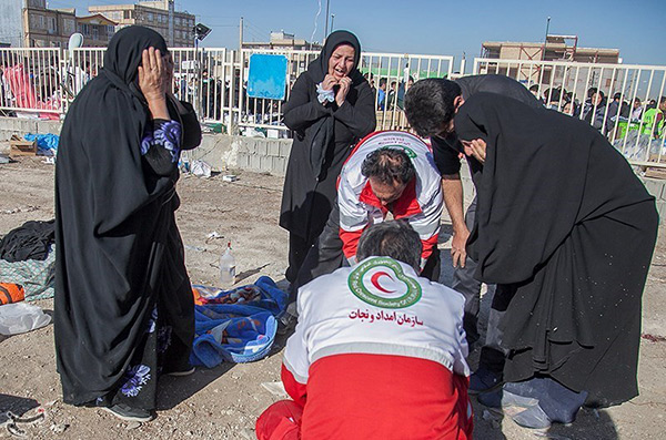 En images, le séisme catastrophique qui a frappé l’Iran.