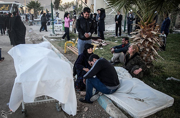 En images, le séisme catastrophique qui a frappé l’Iran.