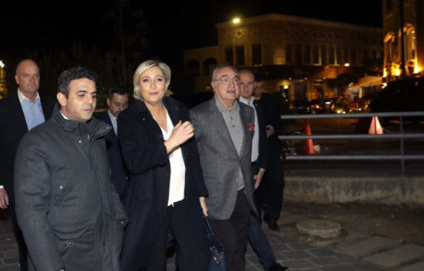 Marine Le Pen au Liban.