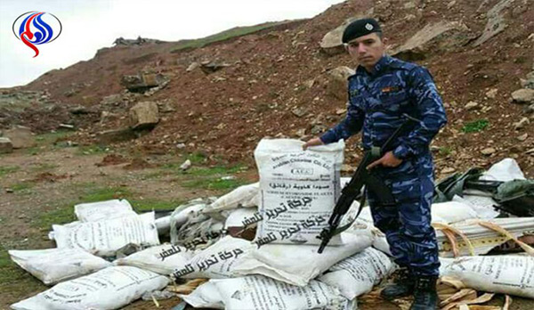 Du Chlore «made in Arabia» saisi dans un quartier à Mossoul.