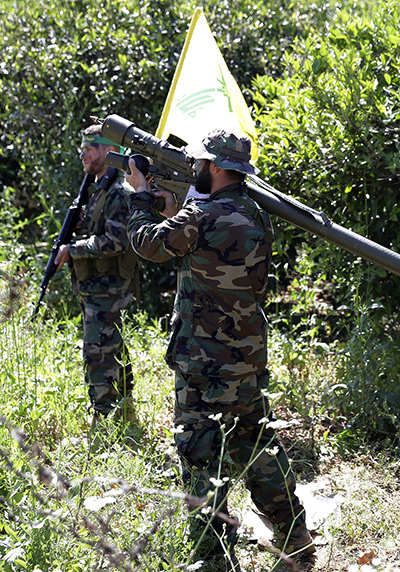 Une journée avec les combattants du Hezbollah à la frontière libano-palestinienne.