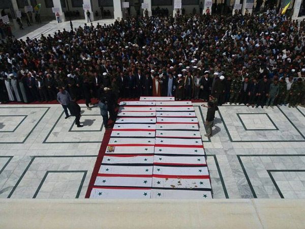 Syrie: funérailles massives des martyrs du massacre de Rachidine.