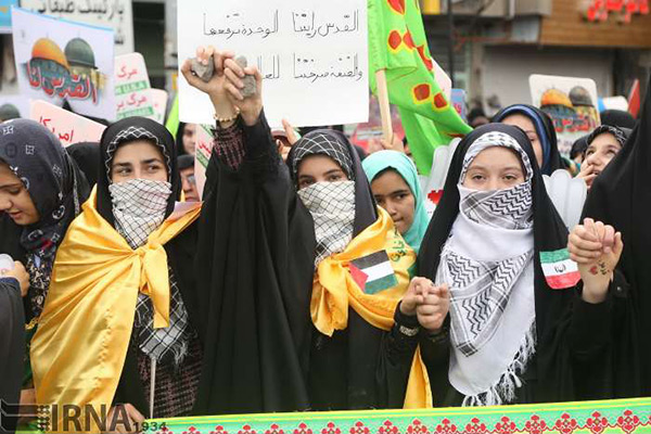 Les Iraniens célèbrent la Journée mondiale d'al-Qods.