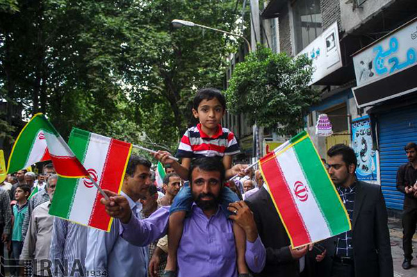 Les Iraniens célèbrent la Journée mondiale d'al-Qods.