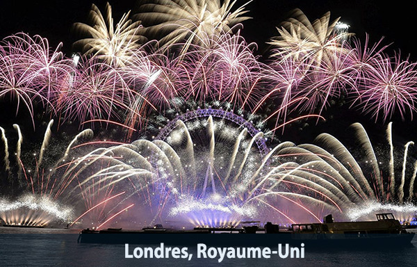 Comment le monde a célébré le passage à 2018?