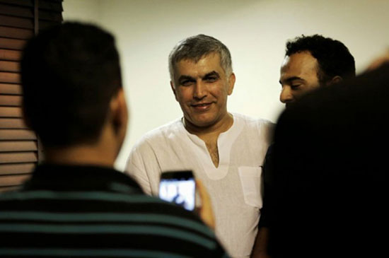 Bahreïn: des ONG de droits de l'Homme inquiets pour la santé de Nabil Rajab