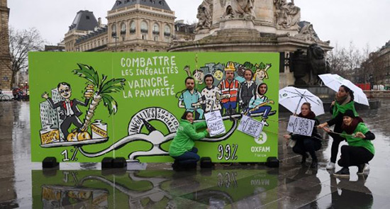 En 2017, les 1% les plus riches ont accaparé 82% de la richesse mondiale.