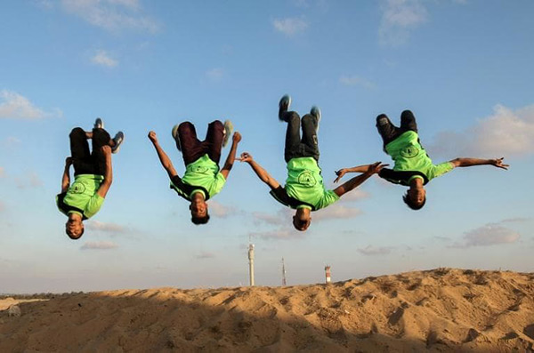 Le parkour, une nouvelle forme de résistance à Gaza