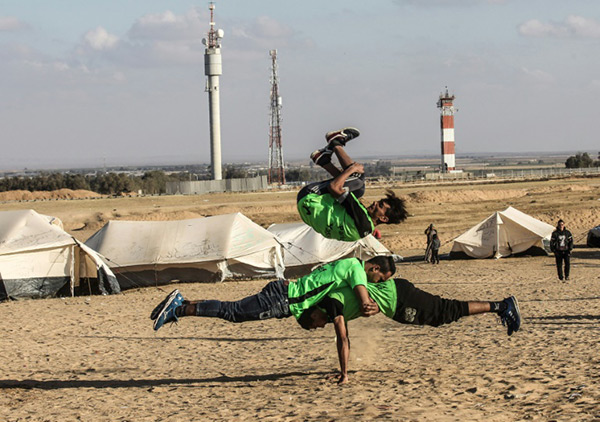 Le parkour, une nouvelle forme de résistance à Gaza