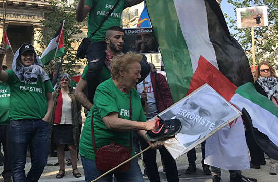 À Paris, des manifestants dénoncent le massacre israélien à Gaza