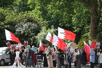 Un sit-in de solidarité avec les détenues bahreïnies à Londres (photos)