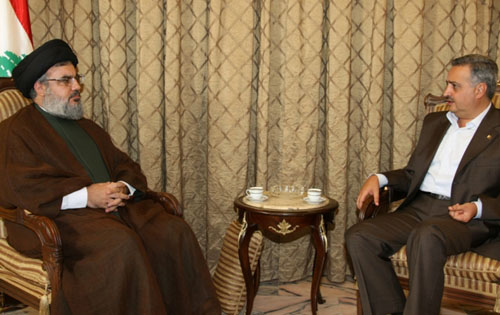 Sayed Nasrallah a reçu le député Talal Arslan