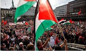 Manifestations de solidarité avec les détenus palestiniens en grève de la faim