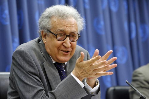Syrie : M. Brahimi reçoit une proposition iranienne de sortie de crise