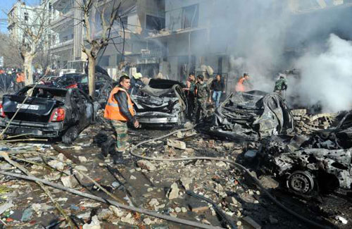 Syrie: Deux explosions à Damas , pas de victimes