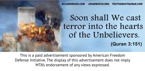 De nouvelles affiches anti-islam dans le métro suscitent la controverse à New York