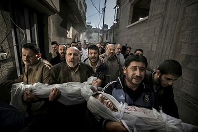 Prix World Press 2012: les funérailles de deux enfants palestiniens