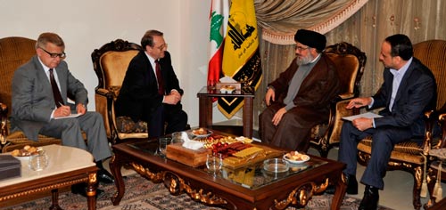 Sayed Nasrallah reçoit Bogdanov