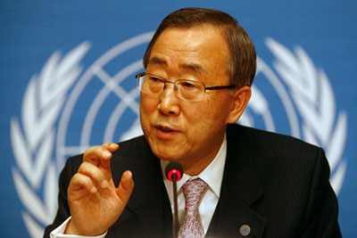 Ki-moon défavorable à la décision américaine d’envoyer des armes aux rebelles