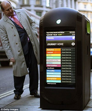 À Londres, les poubelles espionnent les passants À Londres, les poubelles espionnent les passants