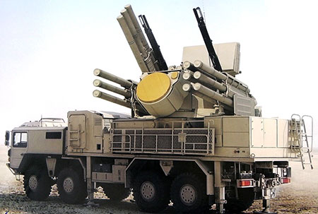 Le système antiaérien de missile-canon Pantsir-C1 La guerre en Syrie ne sera pas une promenade