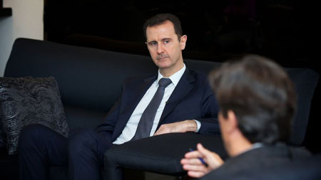 Assad met en garde contre «une guerre régionale» en cas de frappe occidentale Assad met en garde contre «une guerre régionale» en cas de frappe occidentale