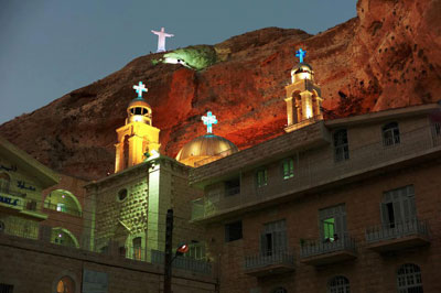 Maaloula, la ville blessée.