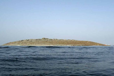 Le séisme a créé une «île» de boue et de roches au large de Gwadar.
