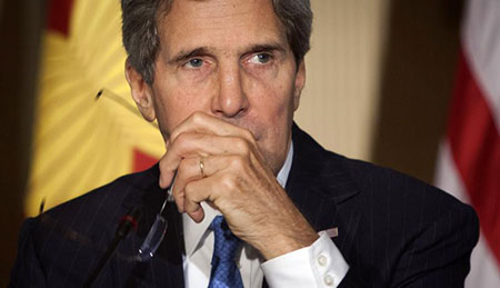 Le secrétaire d'Etat américain John Kerry Kerry n’exclut pas un accord assez rapidement avec l’Iran