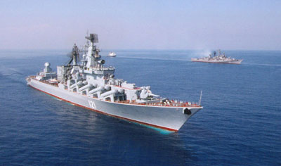 Méditerranée: le croiseur Moskva prend la tête de l’escadre russe