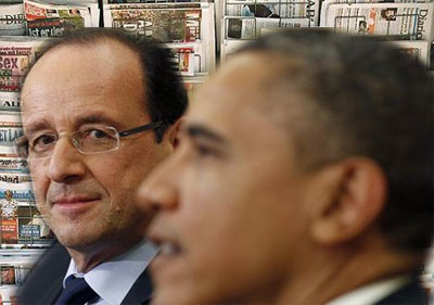 Syrie: Hollande «piégé» par la reculade d’Obama, selon la presse française