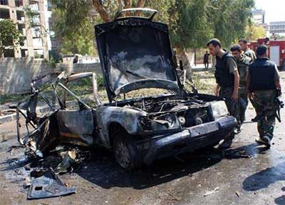 Attentat terroriste à Homs.