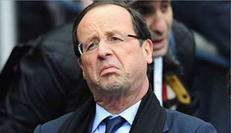 Hollande sait que les Français ne le croient pas! La France, un décor à la table de Genève 2