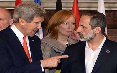 Washington œuvre pour former une délégation unifiée de l’opposition syrienne pour Genève 2. Genève 2: Washington œuvre pour former une délégation unifiée de l’opposition syrienne