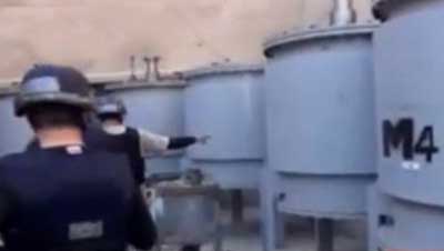 Les experts chargés de la destruction de l'arsenal chimique syrien.