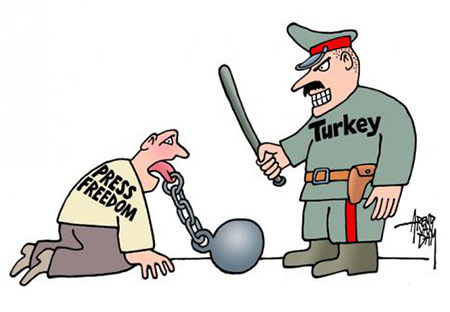 La Turquie est la plus grande prison pour les journalistes Ankara accroît encore la répression contre la presse