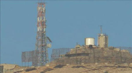Une nouvelle station d'écoute israélienne à la frontière avec le Liban Une nouvelle station d’écoute israélienne à la frontière avec le Liban