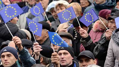 L’UE signe des accords avec la Géorgie et la Moldavie, mais pas avec l'Ukraine. L’UE signe des accords avec la Géorgie et la Moldavie, mais pas avec l’Ukraine