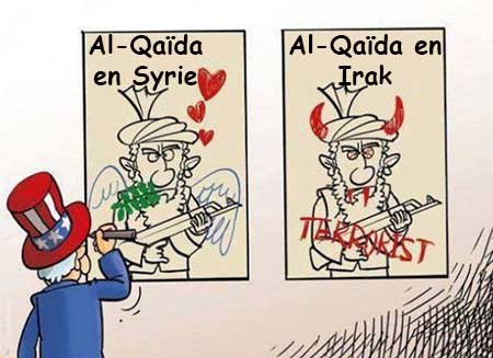 Washington contre Al-Qaïda en Irak… mais pas en Syrie!
