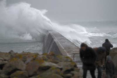 La tempête Dirk.
