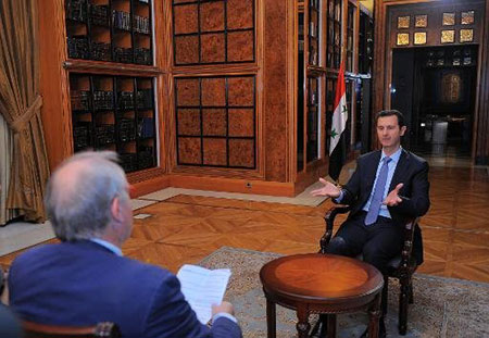 Avant Genève II, le président syrien met les points sur les i Avant Genève II, Assad met les points sur les i