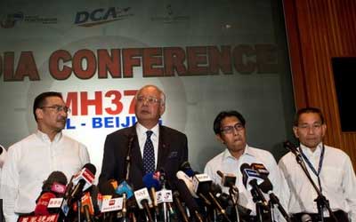 La disparition du vol MH370 semble «délibérée», selon la Malaisie. La disparition du vol MH370 semble «délibérée», selon la Malaisie