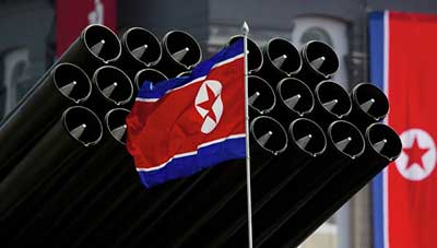 La Corée du Nord procède aux tirs d'essai de 30 missiles à courte portée.