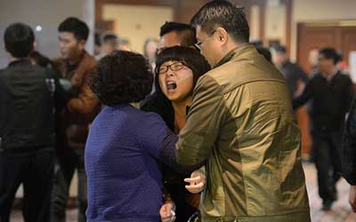 MH370: colère des familles chinoises contre la Malaisie.