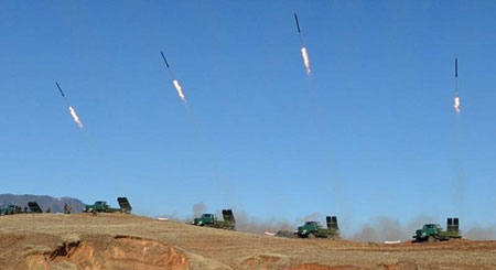 La Corée du Nord tire deux missiles à moyenne portée vers la mer