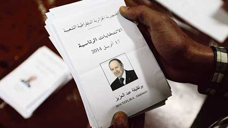 Algérie: Bouteflika obtient un 4e mandat à l’issue d’un scrutin contesté
