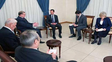 Poutine réitère son soutien à la Syrie dans un message adressé à Assad