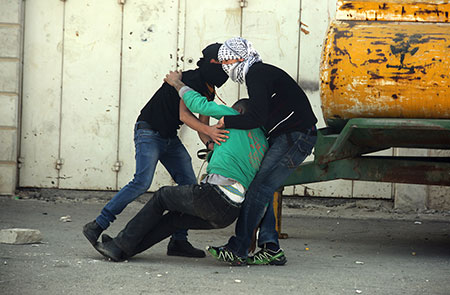 Manifestation contre l’annulation de la libération d’un quatrième contingent de prisonniers 