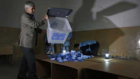 Présidentielle afghane: les résultats complets du 1er tour publiés samedi. Présidentielle afghane: les résultats complets du 1er tour publiés samedi